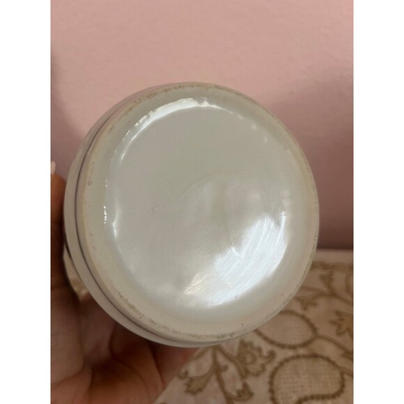 Aux Au Provence Rooster Blk/Wht Ceramic Canister - Picture 7 of 8